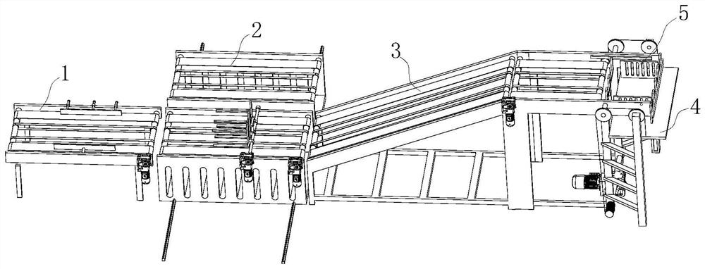 Corrugated board stacking device and stacking method