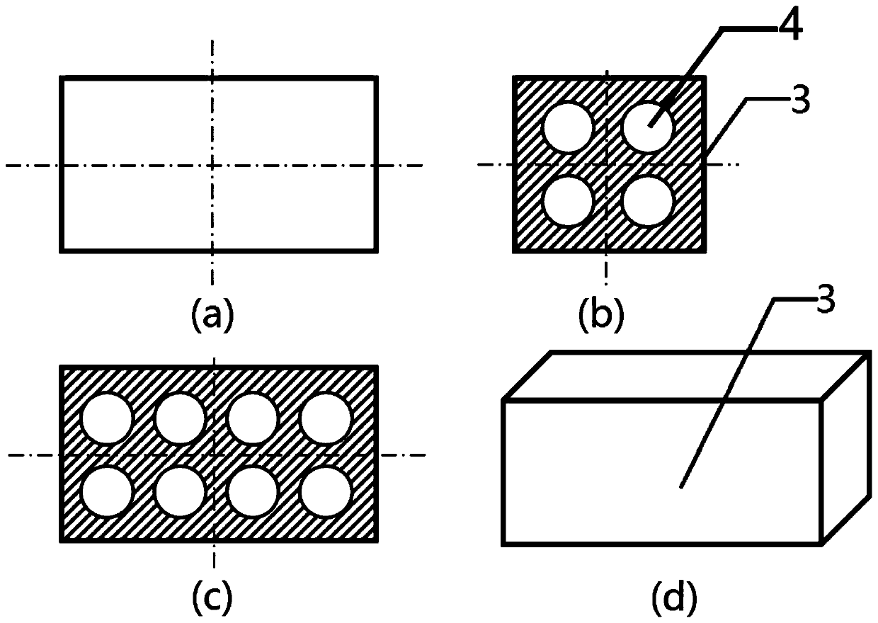 Composite material based on microwave heating, heat storage system and operation method thereof