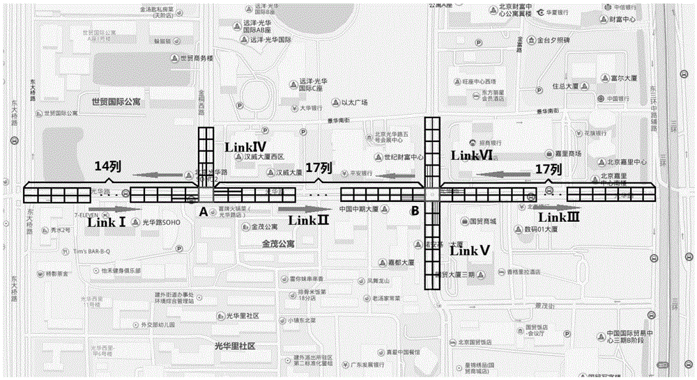 Real-time estimation method for city canyon street motor vehicle pollutant emission and dispersion