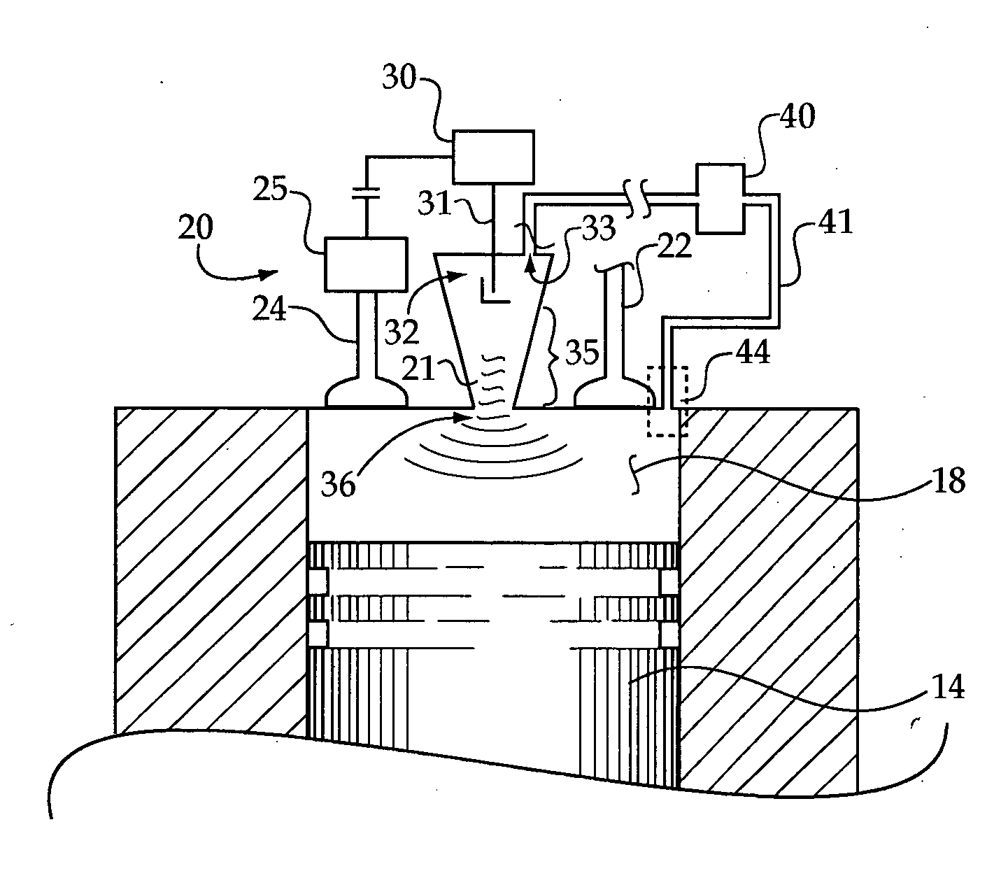 Compression ignition initiation device and internal combustion engine using same