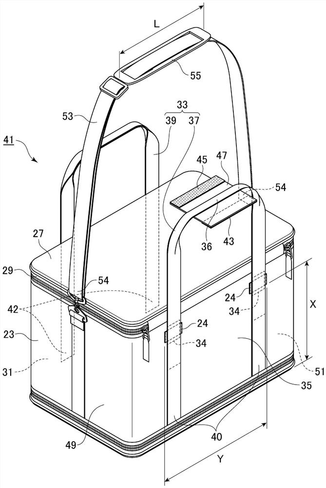 Fishing bag with shoulder belt