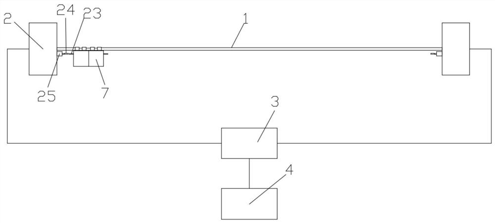 Device for preventing external damage of power cable based on biological induction technology