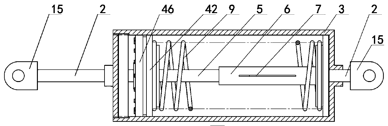 Damping oil pressure damper for steel structure connection nodes