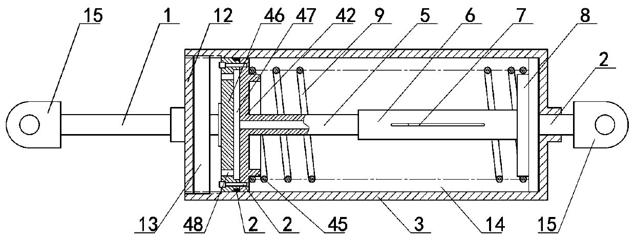 Damping oil pressure damper for steel structure connection nodes