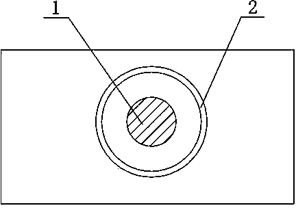 Method for reducing stress on peripheral region of silicon through hole