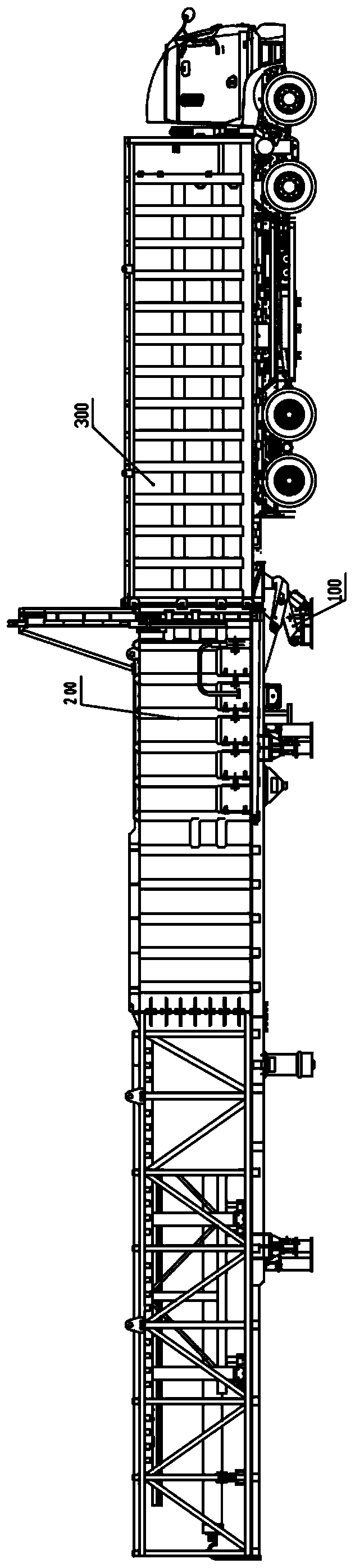 Docking locking device for garbage compressor and garbage bin