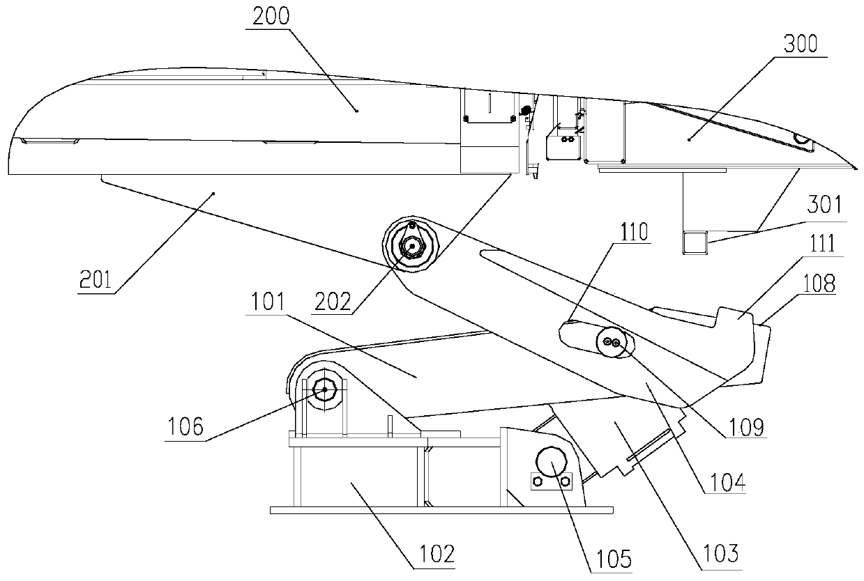 Docking locking device for garbage compressor and garbage bin