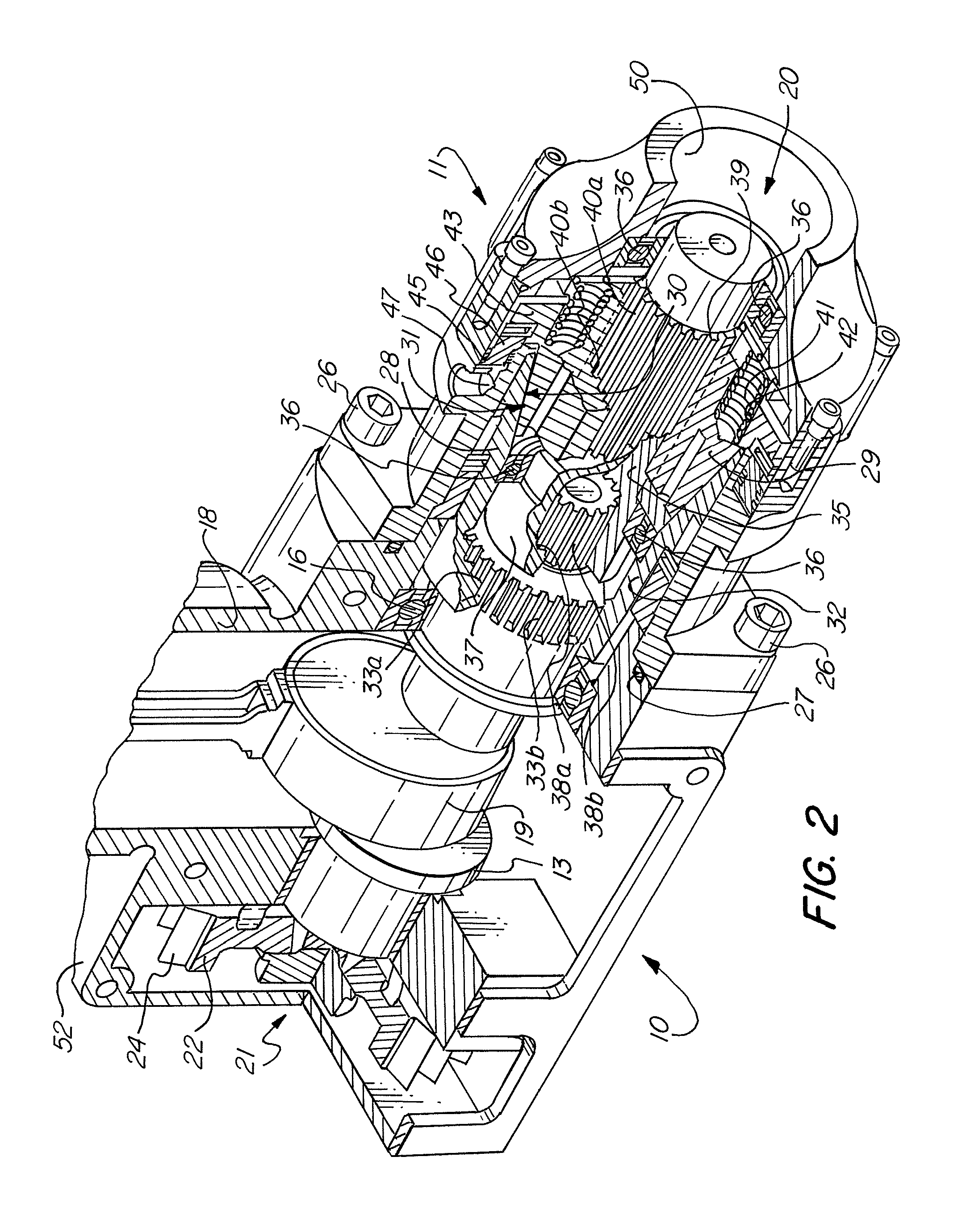 Drive through air compressor with cone clutch