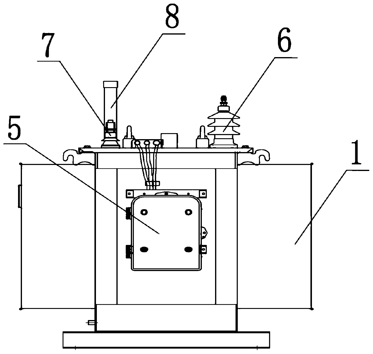 On-load capacity-regulating voltage-regulating transformer