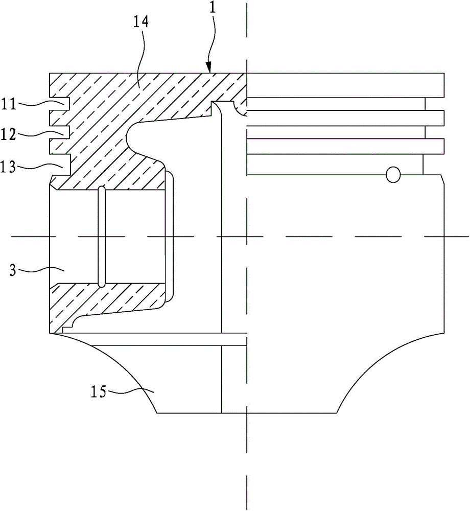 Small-gap and low-friction piston component