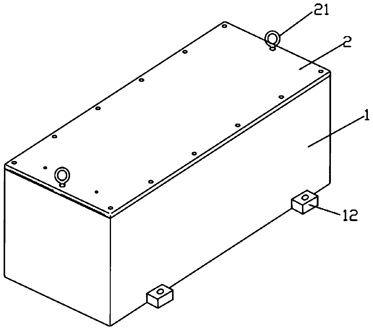 Circular charging battery integrated box capable of being rapidly replaced for new energy vehicle