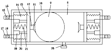 Automatic air purification device used for bus