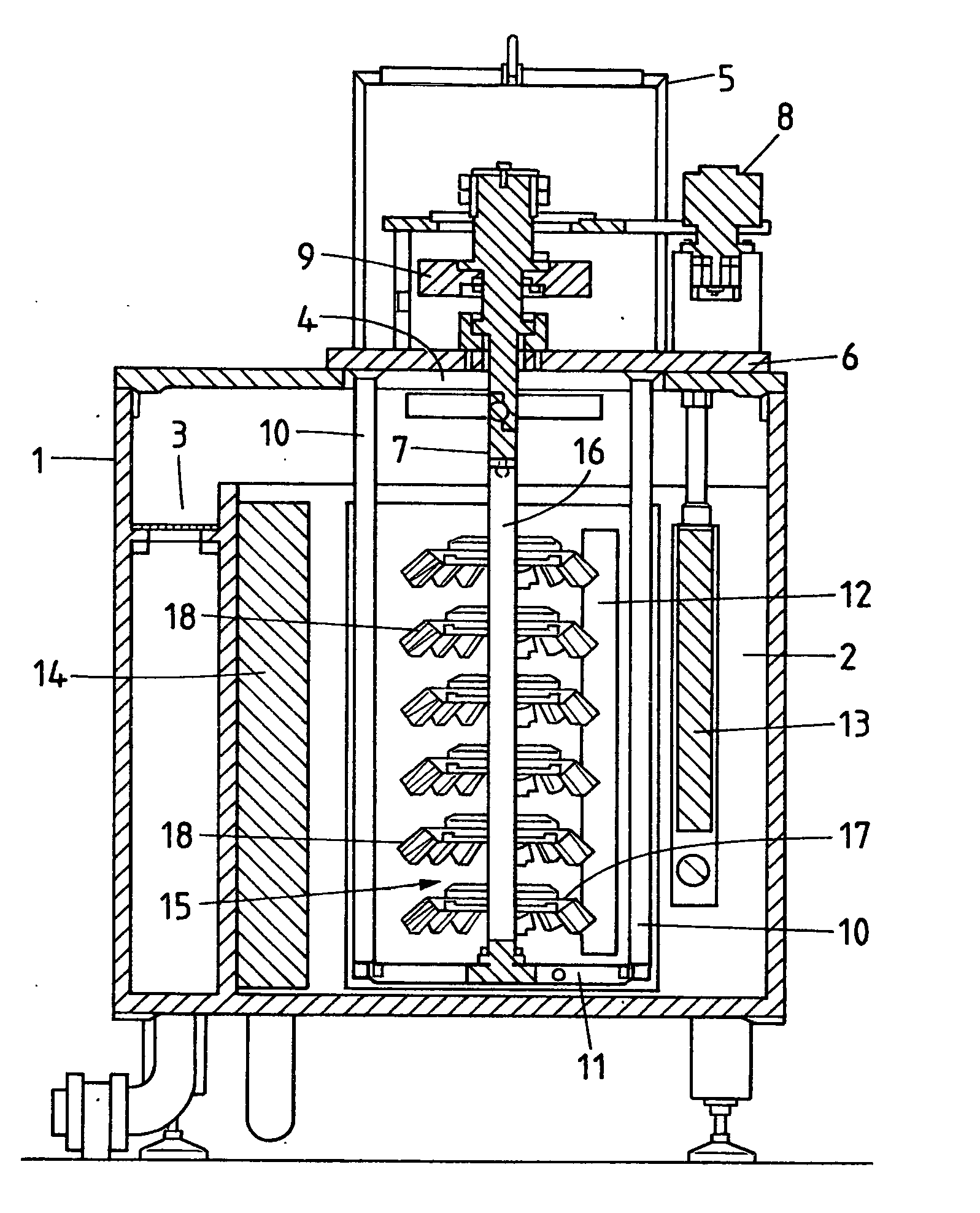 Coat-stripping unit and method for its operation