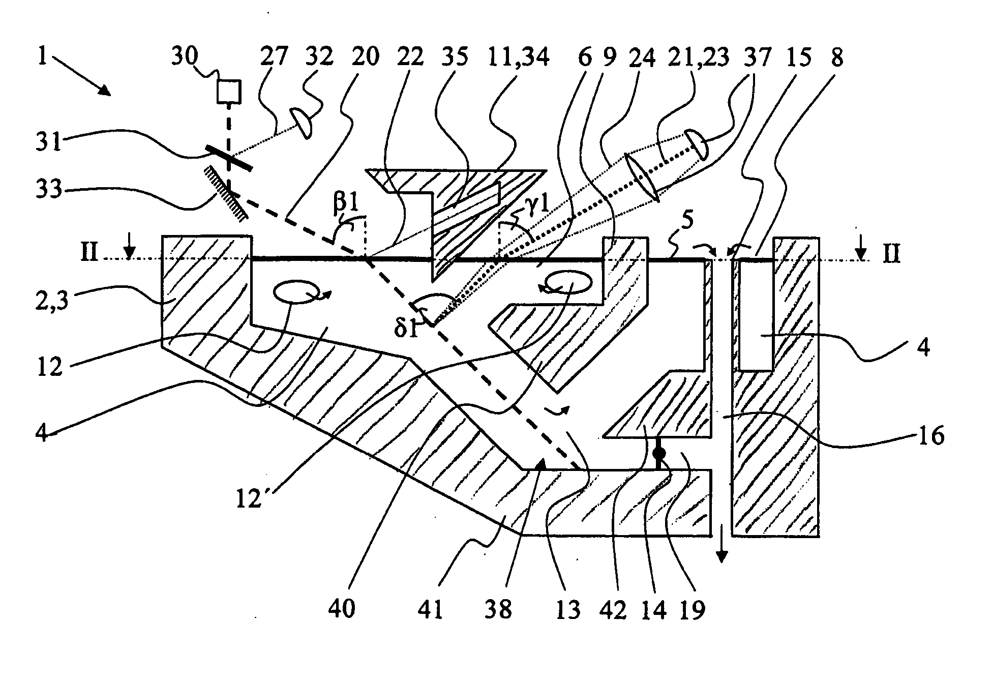 Photometric method and apparatus for measuring a liquid's turbidity, fluorescence, phosphorescence and/or absorption coefficient