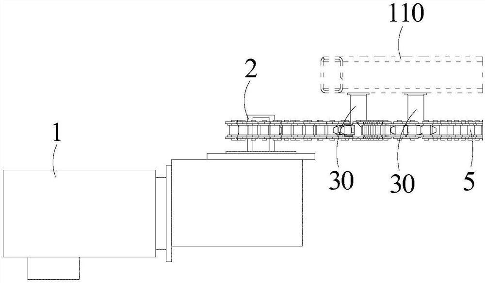 Braking device and boarding bridge