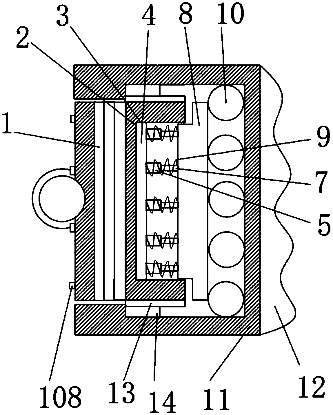 Road guard railing buffer device