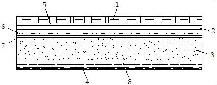 Anti-aging and anti-cracking polycrystalline solar cell backboard