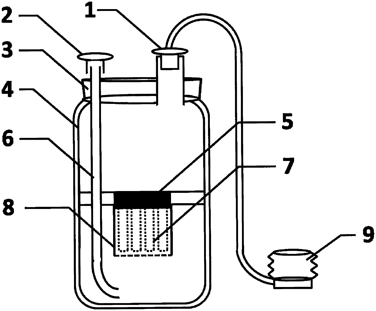 Portable hand-pressing ultrafiltration membrane water-purification cup