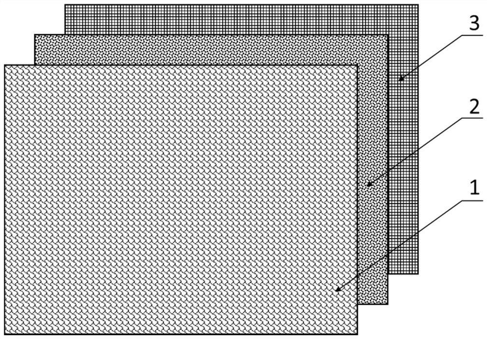 Antibacterial and antiviral degradable non-woven fabric as well as preparation method and application thereof