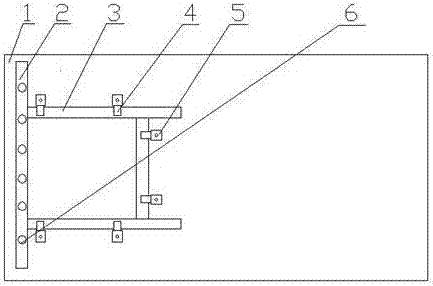 Quick die replacing device for prefabricated member flat die