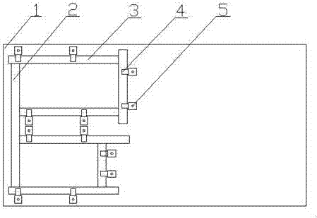 Quick die replacing device for prefabricated member flat die