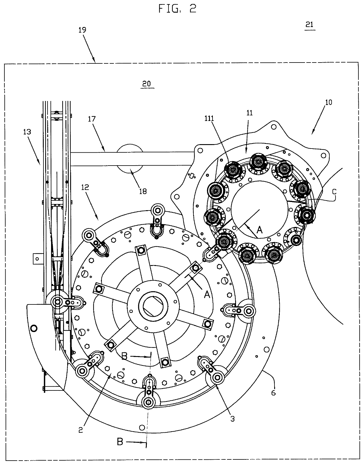 A capping plant and a method for capping and conveying containers made of thermoplastic material