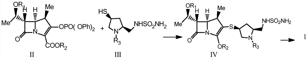 A kind of preparation method of doripenem