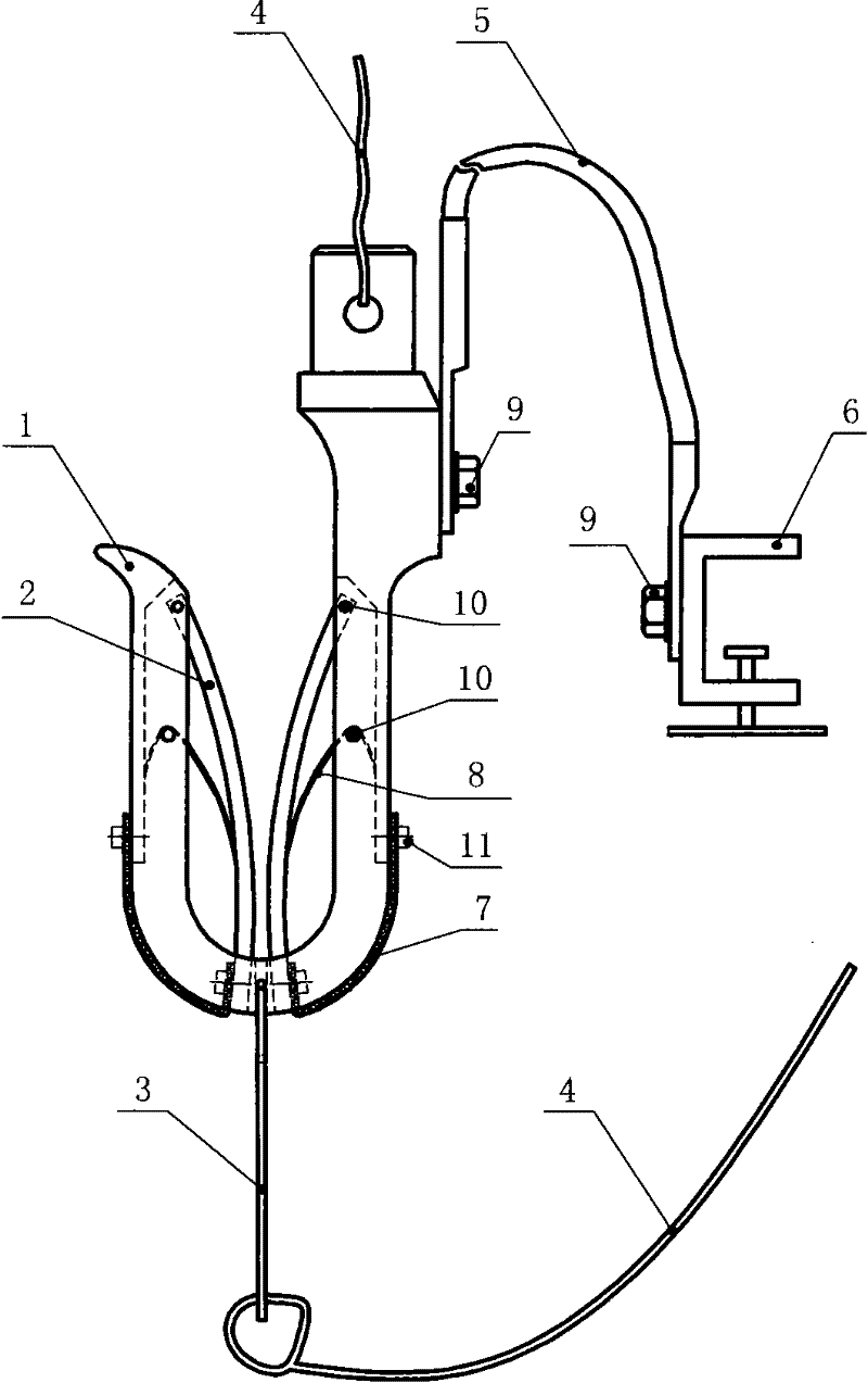 Grounding wire of overhead power transmission line