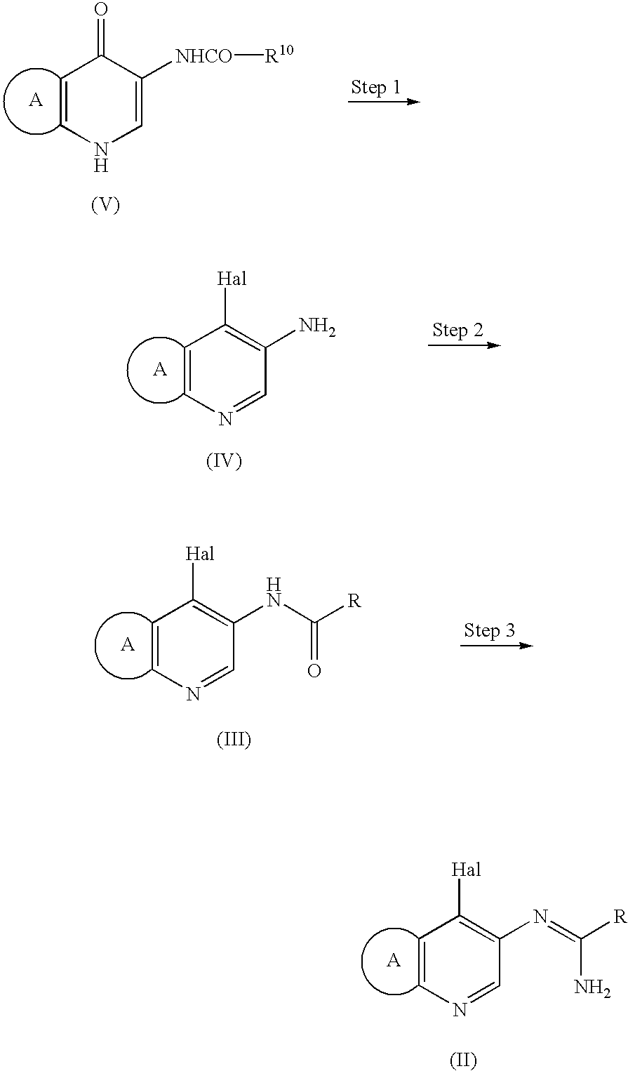 Process for preparation of amidine derivatives