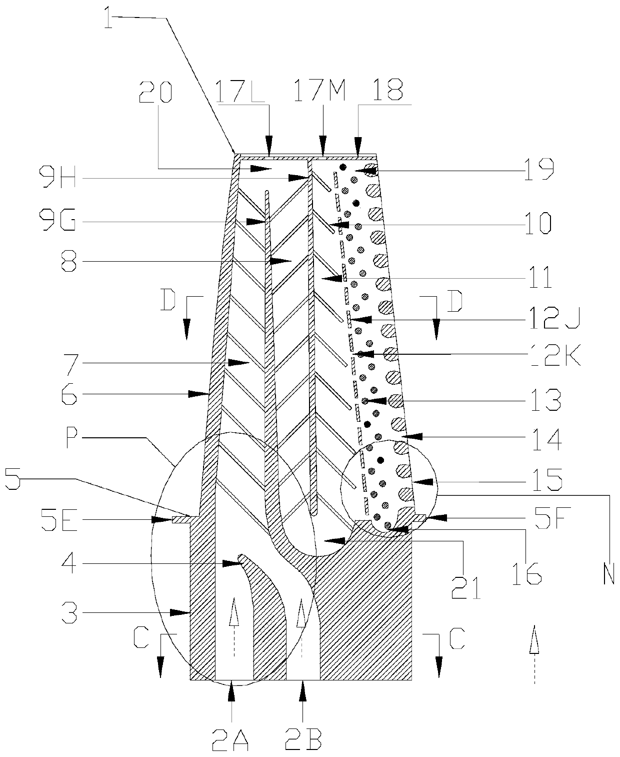 Turbine rotor blade of gas turbine