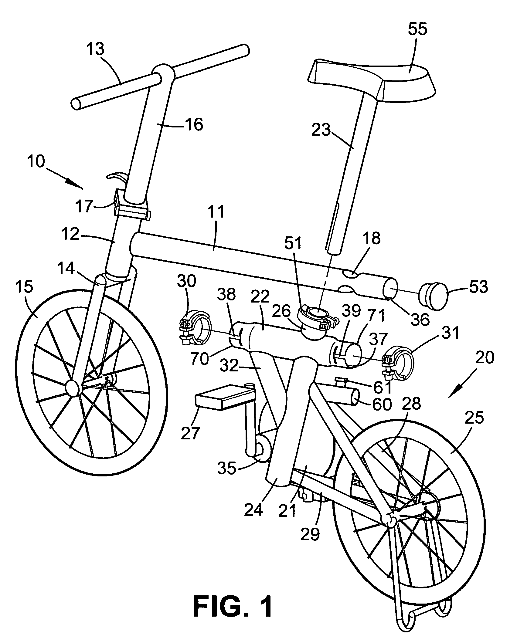 Portable bicycle