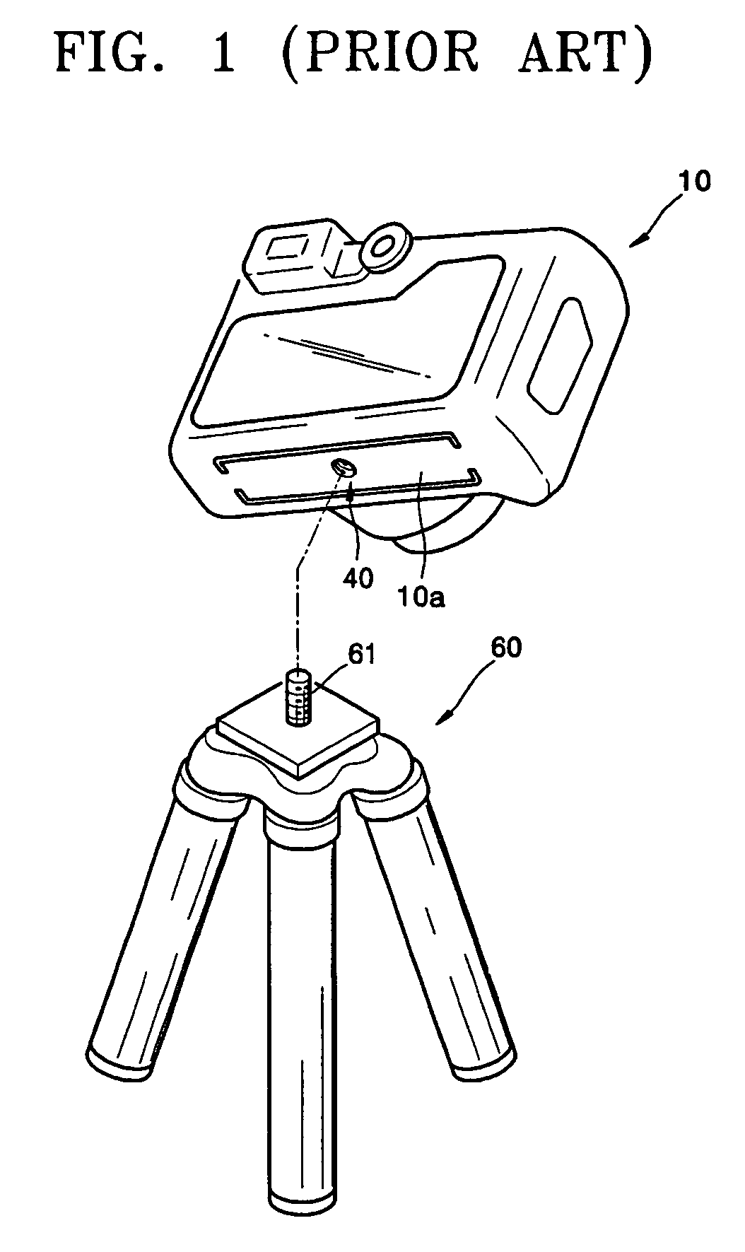 Imaging device having stand connection