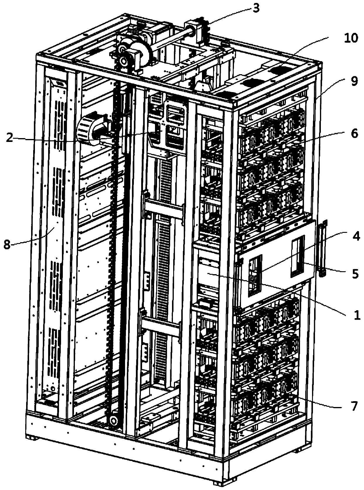 Intelligent battery changing equipment and intelligent battery changing method