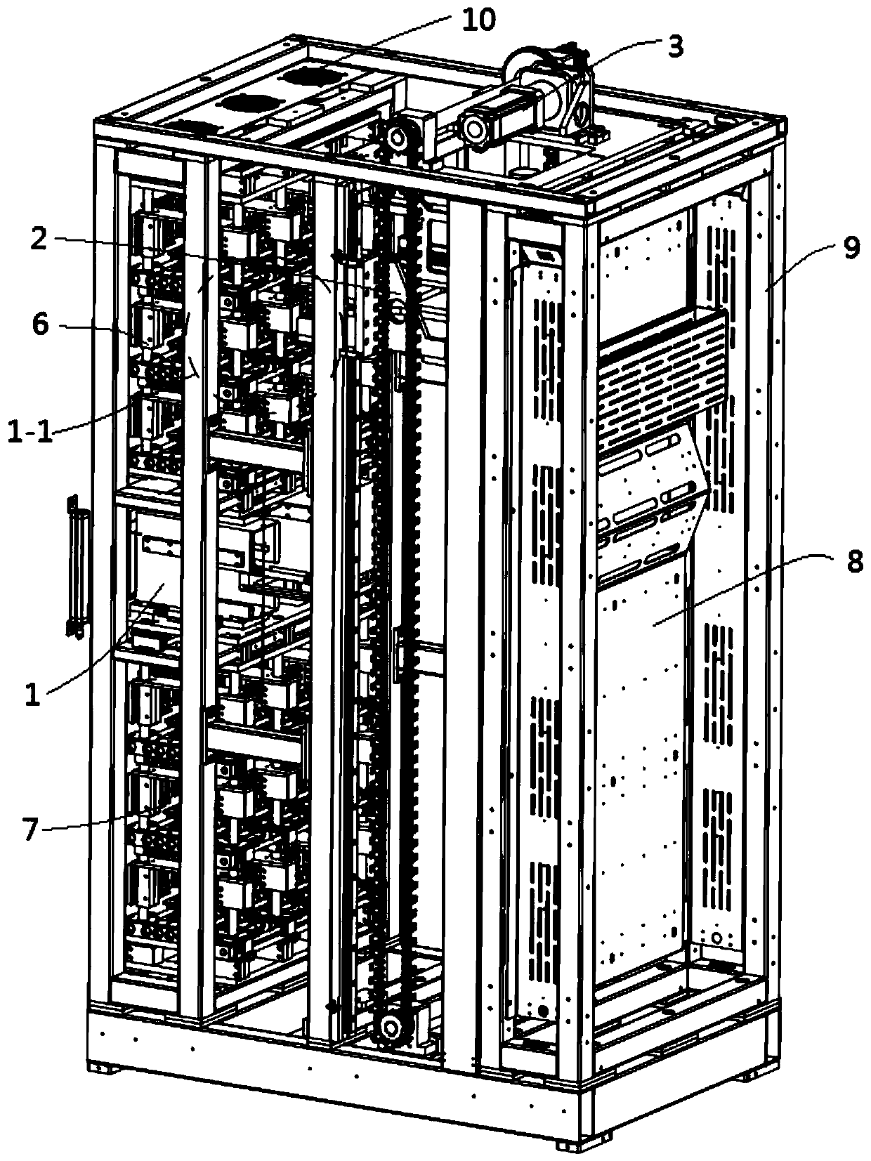 Intelligent battery changing equipment and intelligent battery changing method