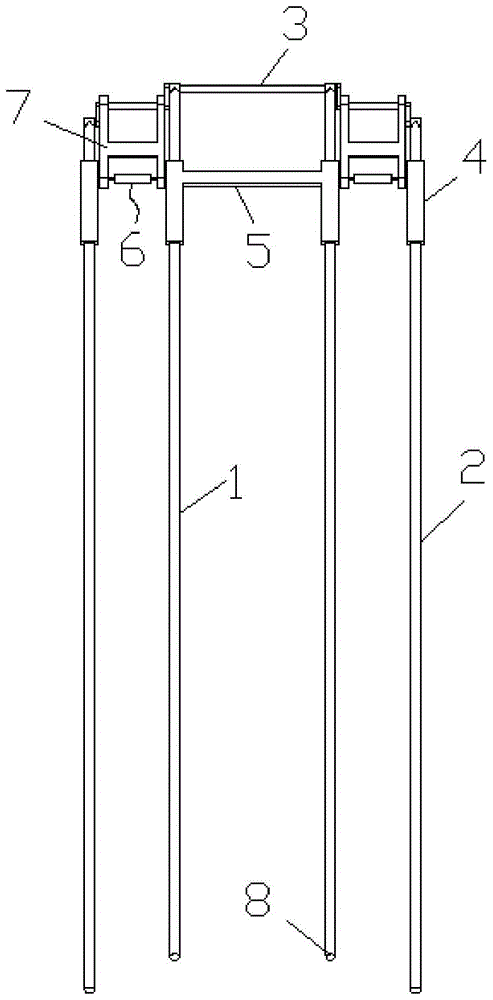 Double torsion rocker passive walker