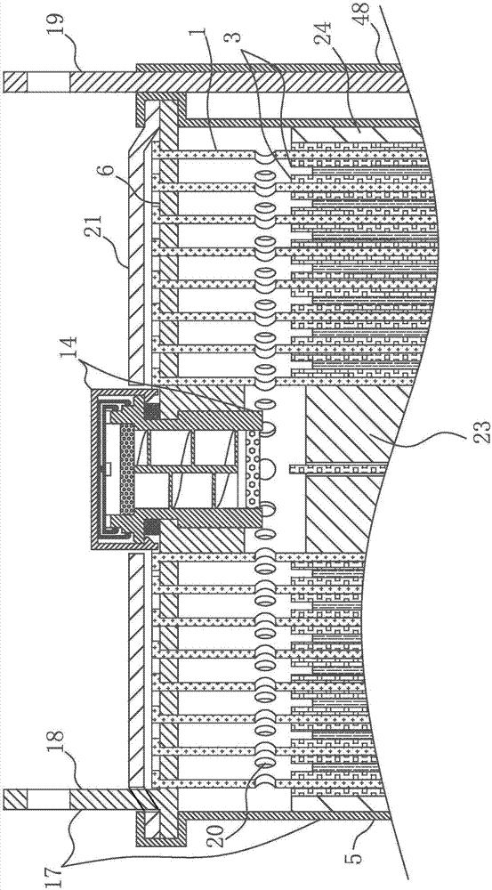 Winding type storage battery equipped with asymmetrical mixed electrode plate homodromous electrode dual-film safety valve