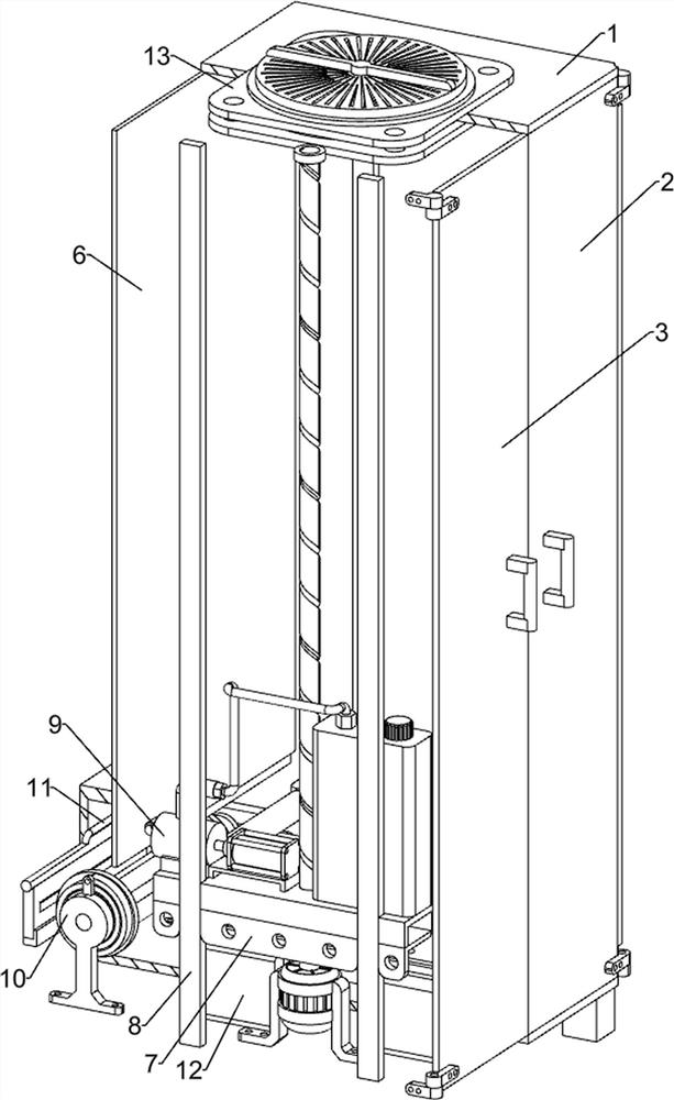 Floor type new energy charging pile maintenance device