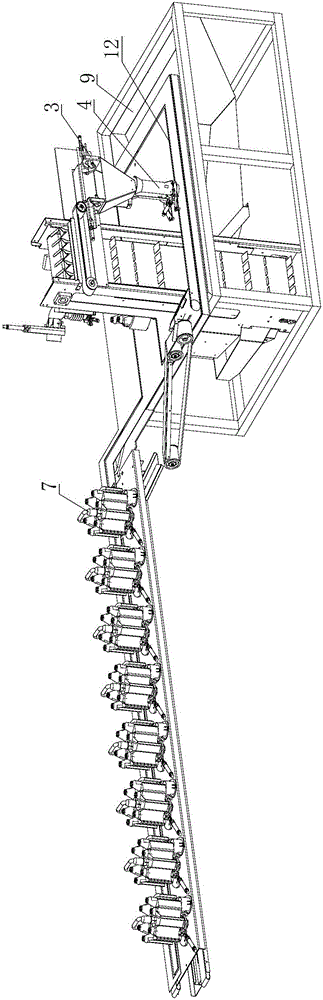 Automatic delivery device for bobbin yarn