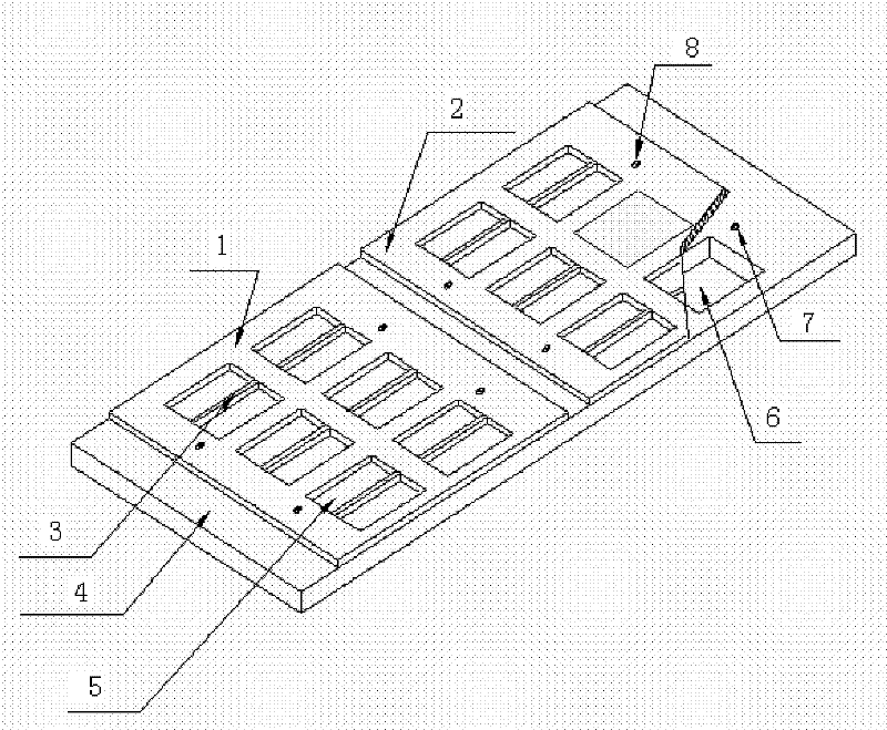 High-power semiconductor laser array mask device