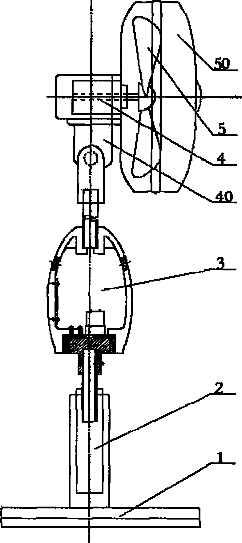 Intelligent vertical oscillating fan with automatic tracking capability