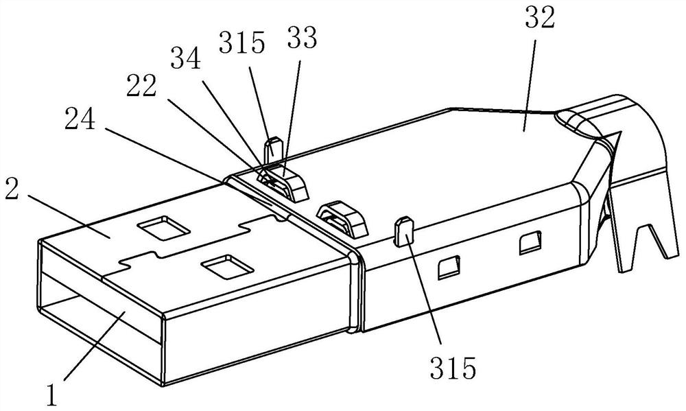 Anti-interference USB plug