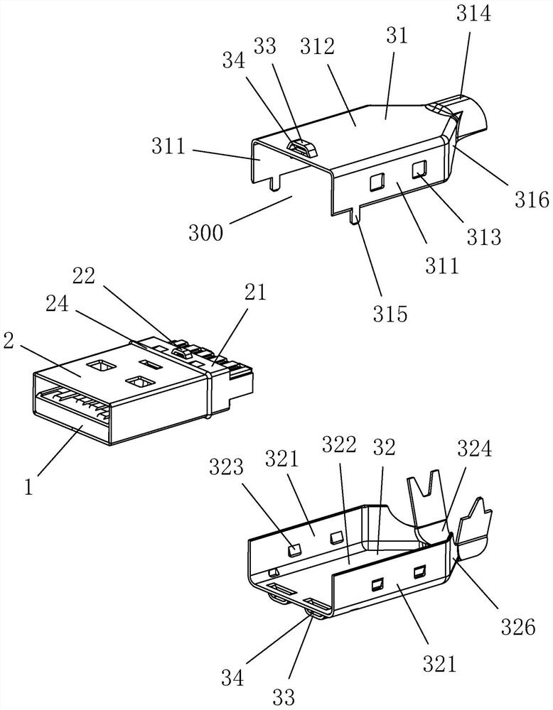 Anti-interference USB plug