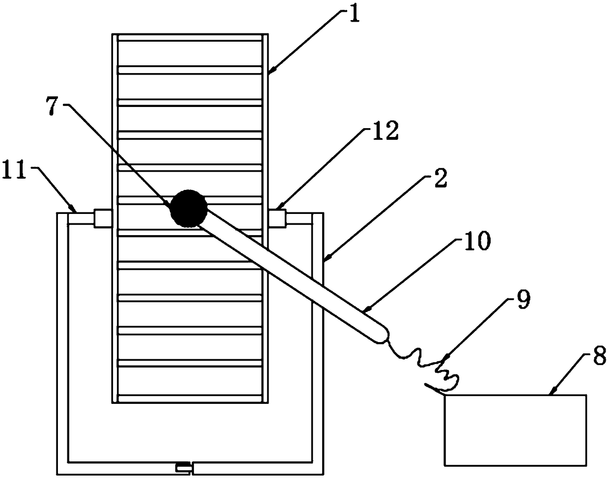 Simple autonomous rotary wheel motion device