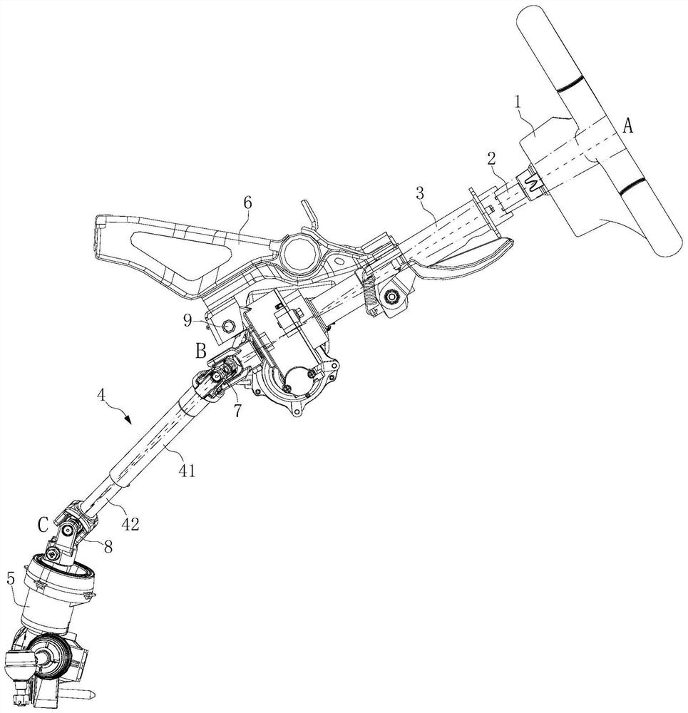 A steering system for an automobile