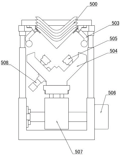 Mechanical finger installation full angle protection sleeve device