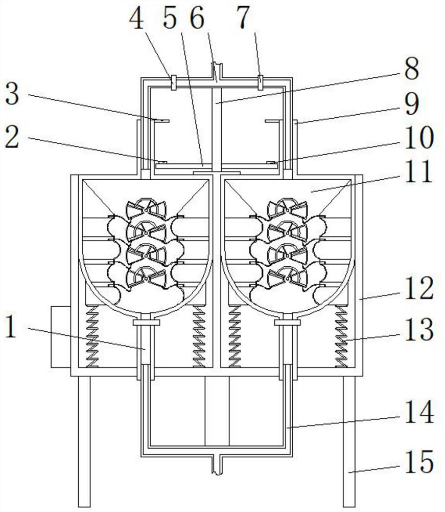 Biopharmaceutical stem cell reaction equipment for cell biological genetic engineering