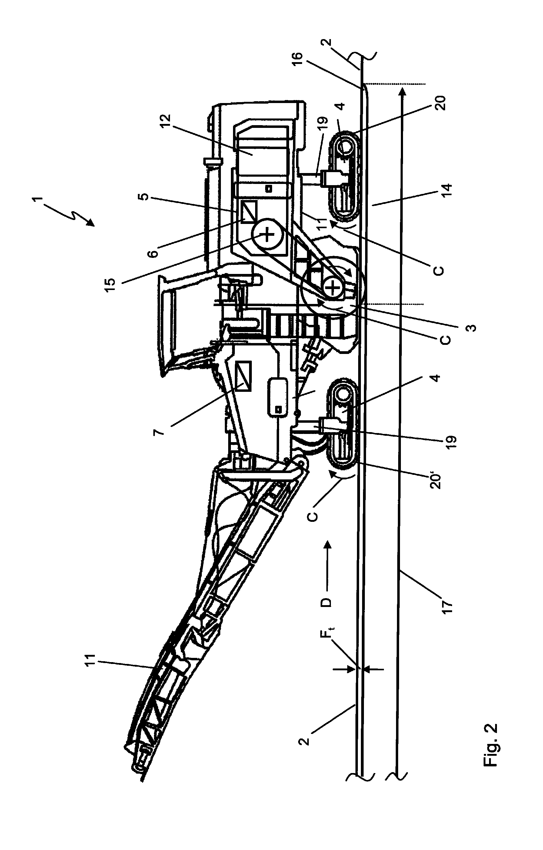 Self-Propelled Ground Milling Machine For Processing Ground Surfaces Having A Milling Device