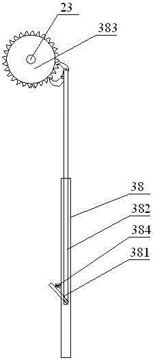 Hand-controlled clamping temperature probe installing device