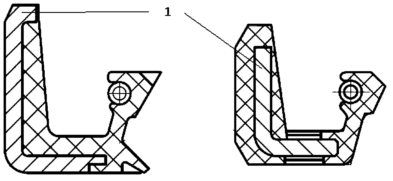 Lip-type seal ring framework material for rotary shaft, as well as preparation method and application of lip-type seal ring framework material