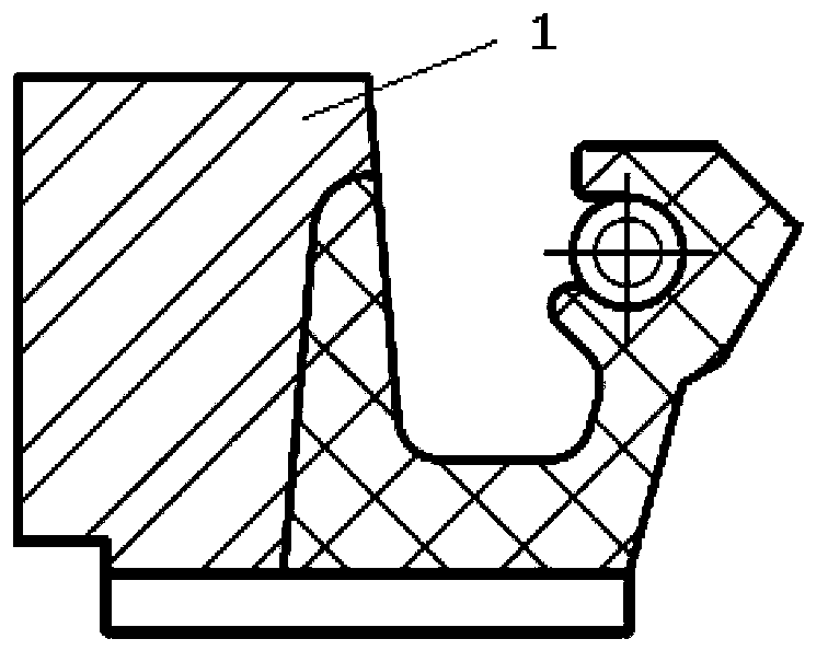 Lip-type seal ring framework material for rotary shaft, as well as preparation method and application of lip-type seal ring framework material